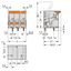 PCB terminal block lever 6 mm² gray thumbnail 3