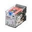 Relay, plug-in, 14-pin, 4PDT, 6 A, mechanical & LED indicators, Coil S thumbnail 3