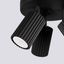 STYLISH BLACK CARBON CEILING LAMP ADJUSTABLE SPOTLIGHTS ON A 3XGU10 ROSEC thumbnail 7