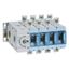 Manual source changeover DSX size 2 160A 4 poles - Rated current = 160A - for mounting on plate thumbnail 1