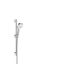 Croma Select E 1jet/Unica'Croma 0.65m shower set, white/chrome thumbnail 1