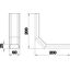 KV DU 6025 90 Bend, vertical, 90° for DU 6025 thumbnail 2