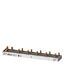 compact Pin Busbar, 10mm2 connection: 2p (P & N) 1x RCCB 2-pole + 5x AFDD 5SM6+ compact device 1 MW + auxiliary switch 0.5 MW touch thumbnail 1