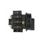 P3 Main switch, 80 A,Flush mounting, 4 pole, Form EA/SVB, Black, Door  thumbnail 5