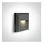 ANTHRACITE WALL LIGHT 2W CCTV DARK LIGHT IP65 230V thumbnail 1