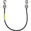 Earthing cable 10mm² / L 0.5m black w. 1 open cable lug (C) M8 a.(B) M thumbnail 1