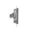 Single plug socket for the IP44 version with Schuko earthing - without frame gasket - transparent flap, beige, 16A thumbnail 1