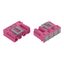 Plug for PCBs angled 4-pole pink thumbnail 1