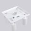 MODERN CEILING LAMP WHITE CARBON REFLECTORS ON A ROSECAKE FOR DINING ROOM thumbnail 7