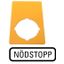 M22-XZK-S99 Label, emergency switching off, yellow, HxW=50x33mm, N–DSTOPP thumbnail 1