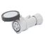 STRAIGHT CONNECTOR HP - IP66/IP67/IP68/IP69 - 3P+N+E 16A 600-690V 50/60HZ - BLACK - 5H - SCREW WIRING thumbnail 2