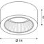 CL 101 TCR-TSE, Indoor ceiling light, black, max. 11W thumbnail 3