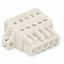 1-conductor female connector CAGE CLAMP® 2.5 mm² light gray thumbnail 3