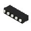 Printed circuit board terminals, 7.50 mm, Number of poles: 5, 90°, Solder pin length (l): 3.5 mm, black, PUSH IN with actuator, Clamping range, max. : 1.5 mm², Tube thumbnail 4