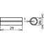 Cupal sleeve outside Al inside Cu 25mm² L 29mm thumbnail 2