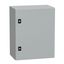 Spacial CRN plain door with mount.plate. H500xW400xD250 IP66 IK10 RAL7035.. thumbnail 1