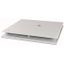 XTSZPTAV4-W1000 Top plate, ventilated, W=1000mm, IP42, grey thumbnail 1