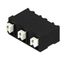Printed circuit board terminals, 7.50 mm, Number of poles: 3, 90°, Solder pin length (l): 1.5 mm, black, PUSH IN with actuator, Clamping range, max. : 1.5 mm², Tube thumbnail 2