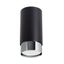 CEILING LAMP NERO 12.5 BLACK/CHROME 1XGU10 thumbnail 1