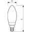 CLA LEDCandle ND 4.3-40W E14 827 B35 CL thumbnail 3