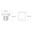 WHITE WALL RECESSED COB 2W WW 700mA IP65 DARK LIGHT thumbnail 2