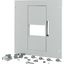 XM2N44W10C-XR Front plate, 2xNZM4, 4p, withdrawable + remote operator, W=1000mm, grey thumbnail 2