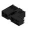 PCB plug-in connector, male header, closed side, Middle screw flange, THT solder connection, 7.62 mm, Number of poles: 3, 90°, Solder pin length (l): 3.5 mm, tinned, black, Box thumbnail 3