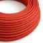 Glossy Fire Red Textile Cable - The Original Creative-Cables - RM09 round 2x0.75mm / 3x0.75mm thumbnail 1