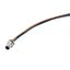 Built-in plugs, M5, pin, straight, Mounting thread: , Number of poles: 3, Strand / cable length: 0.2 m thumbnail 1