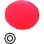 M22-XDL-R-X0 Button lens, flat red thumbnail 5