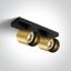 BRUSHED BRASS GU10 2x10W DARK LIGHT thumbnail 1