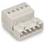 1-conductor male connector CAGE CLAMP® 2.5 mm² light gray thumbnail 3