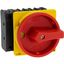 P3-100/EA/SVB/N Main switch, P3, 100 A, flush mounting, 3 pole + N, Emergency switching off function, With red rotary handle and yellow locking ring, Lockable in the thumbnail 38
