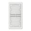 SURFACE MOUNTING BOX 2 GANG WHITE ADJUSTABLE HEIGHT 30/40MM thumbnail 5