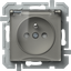 SOCKET FRENCH+COVER 2P+E 16A 250V~ BV TT XO 4417089 thumbnail 1