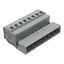 1-conductor male connector CAGE CLAMP® 2.5 mm² gray thumbnail 1